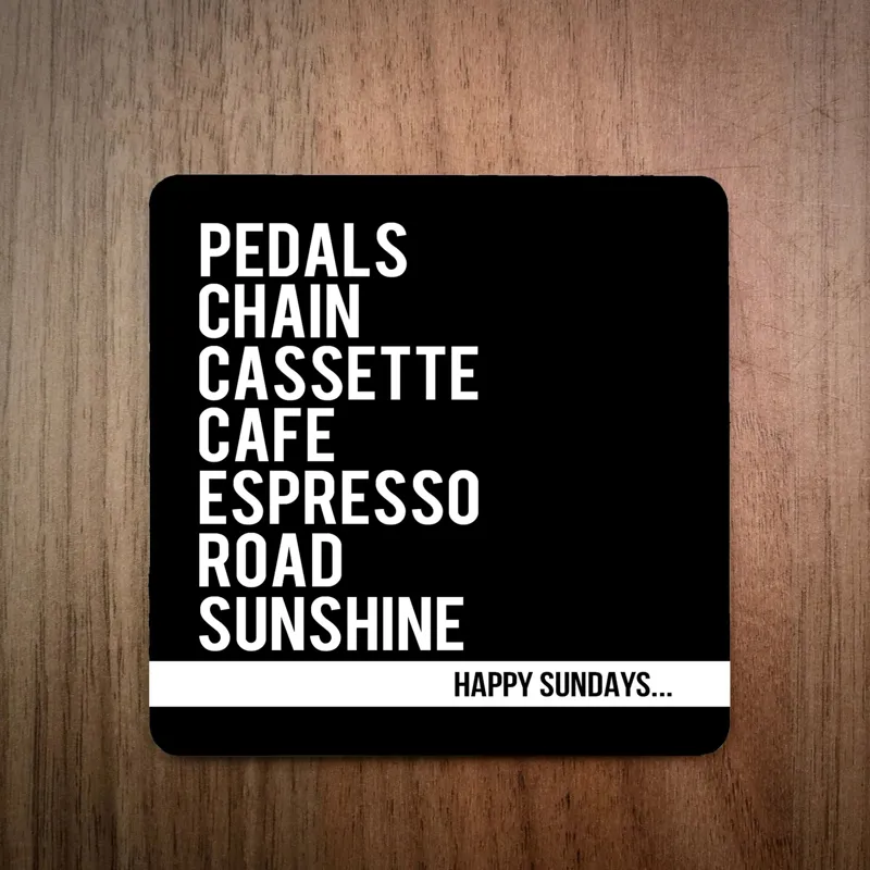 Happy Sundays Cycling Coaster Set-3